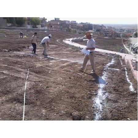 Kanispika Park için Otomatik Sulama Uygulaması 6.500 m2 Çim sulama Kanispika / Suleymaniye / IRAQ