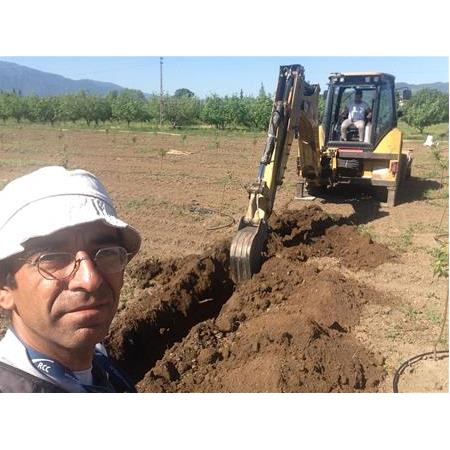 10.000 şeftali için Damla sulama uygulaması 600.000 m2 Orhangazi / Bursa / TURKEY