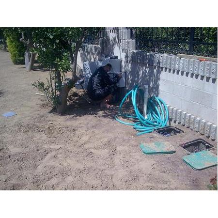 Sahilevleri nde Villa için Otomatik Sulama Uygulaması 600 m2 Çim sulama Balçova / İzmir / TURKEY
